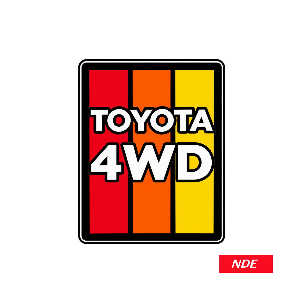 STICKER DECAL TOYOTA TEQ HERITAGE