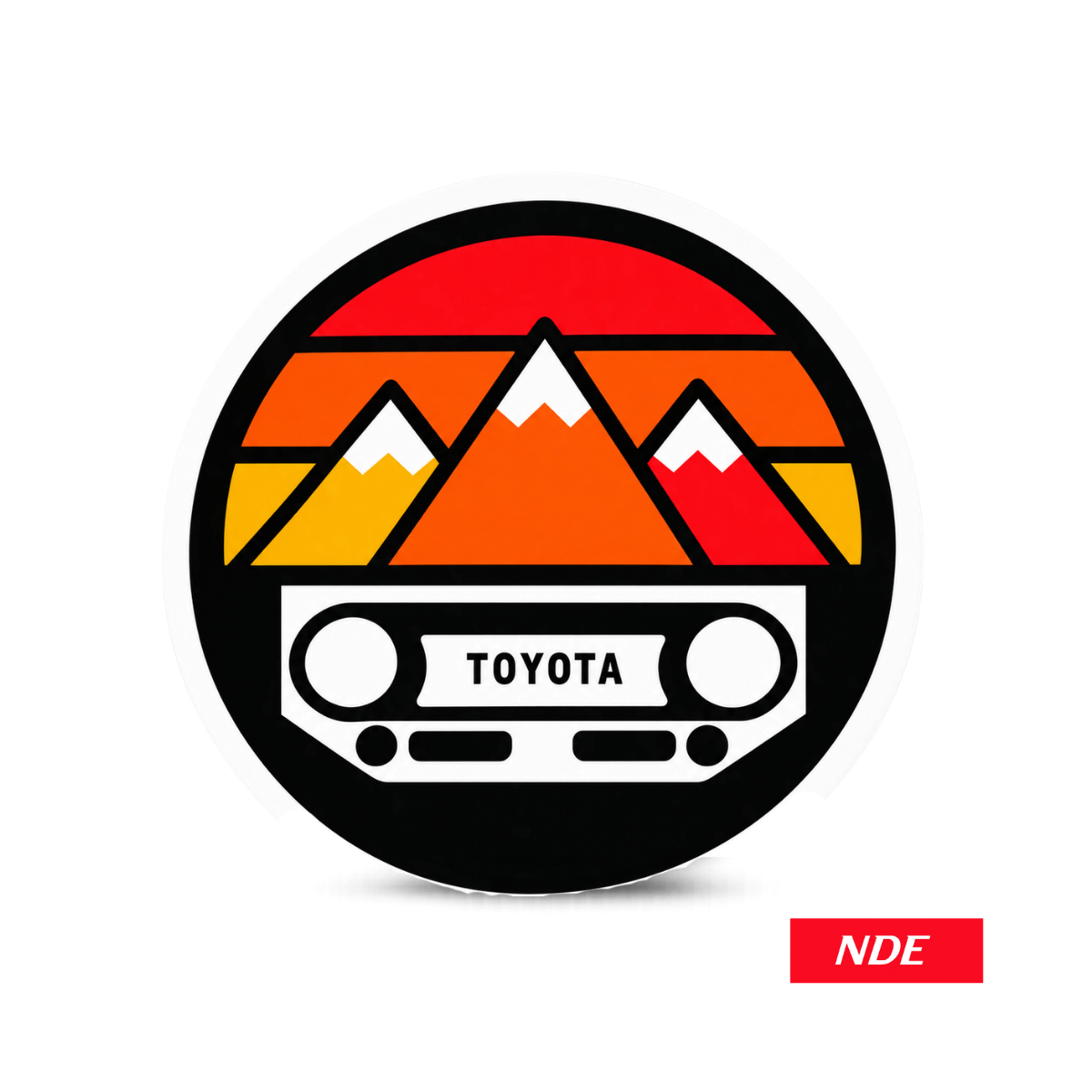 STICKER DECAL TOYOTA TEQ SERIES