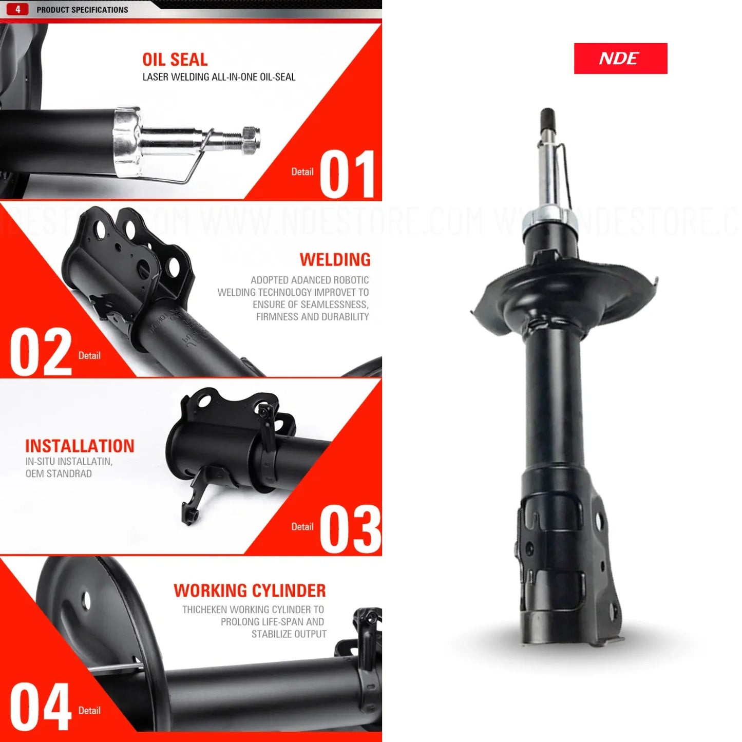 SHOCK ABSORBER FOR TOYOTA PREMIO