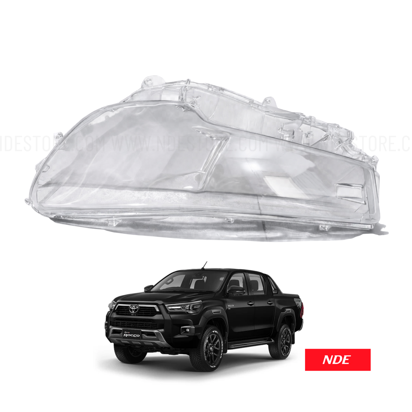 HEADLIGHT LENS COVER FOR TOYOTA HILUX ROCCO