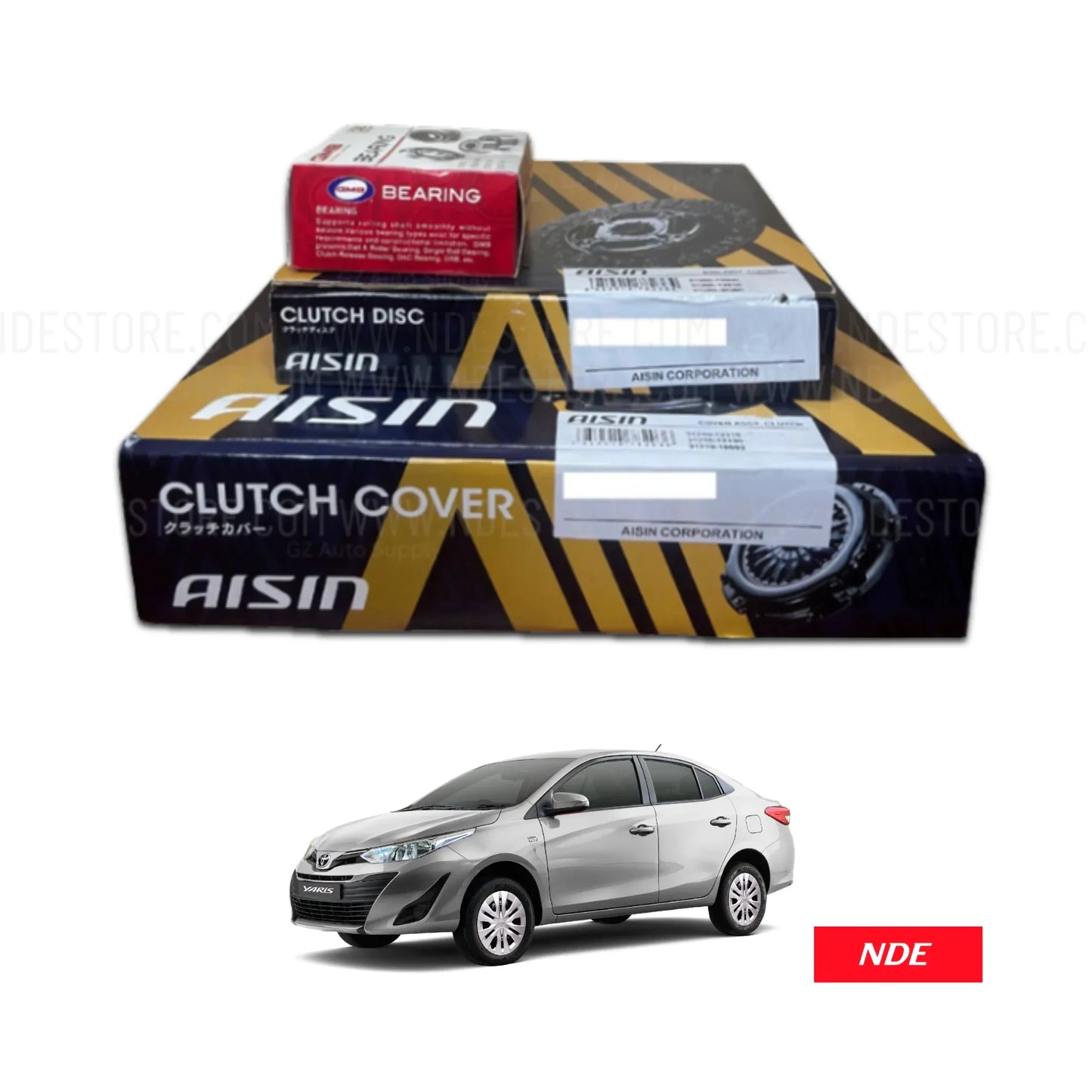 CLUTCH PRESSURE SET AISIN FOR TOYOTA YARIS 1.3