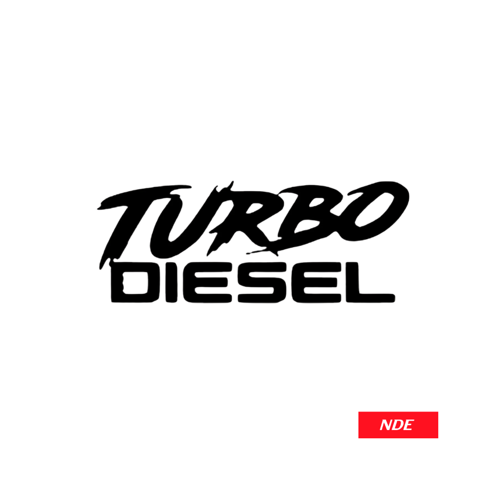 STICKER DECAL TURBO DIESEL