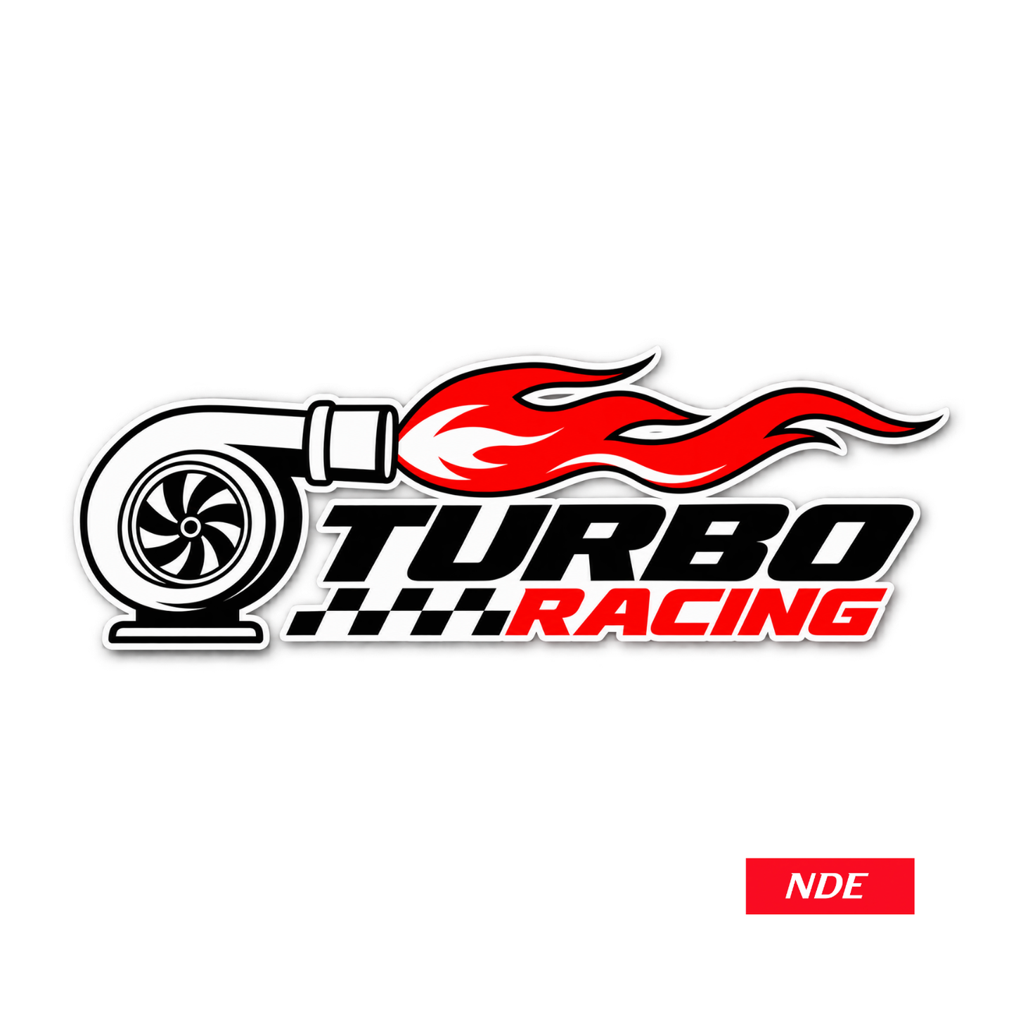 STICKER DECAL TURBO RACING