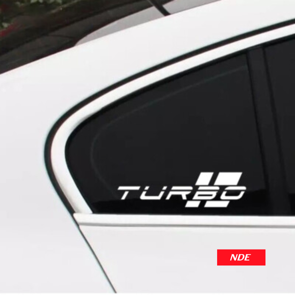 STICKER DECAL TURBO