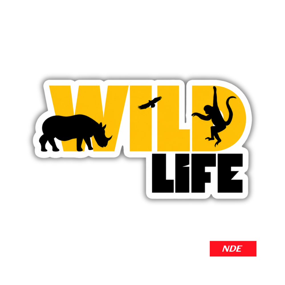 STICKER DECAL WILD LIFE