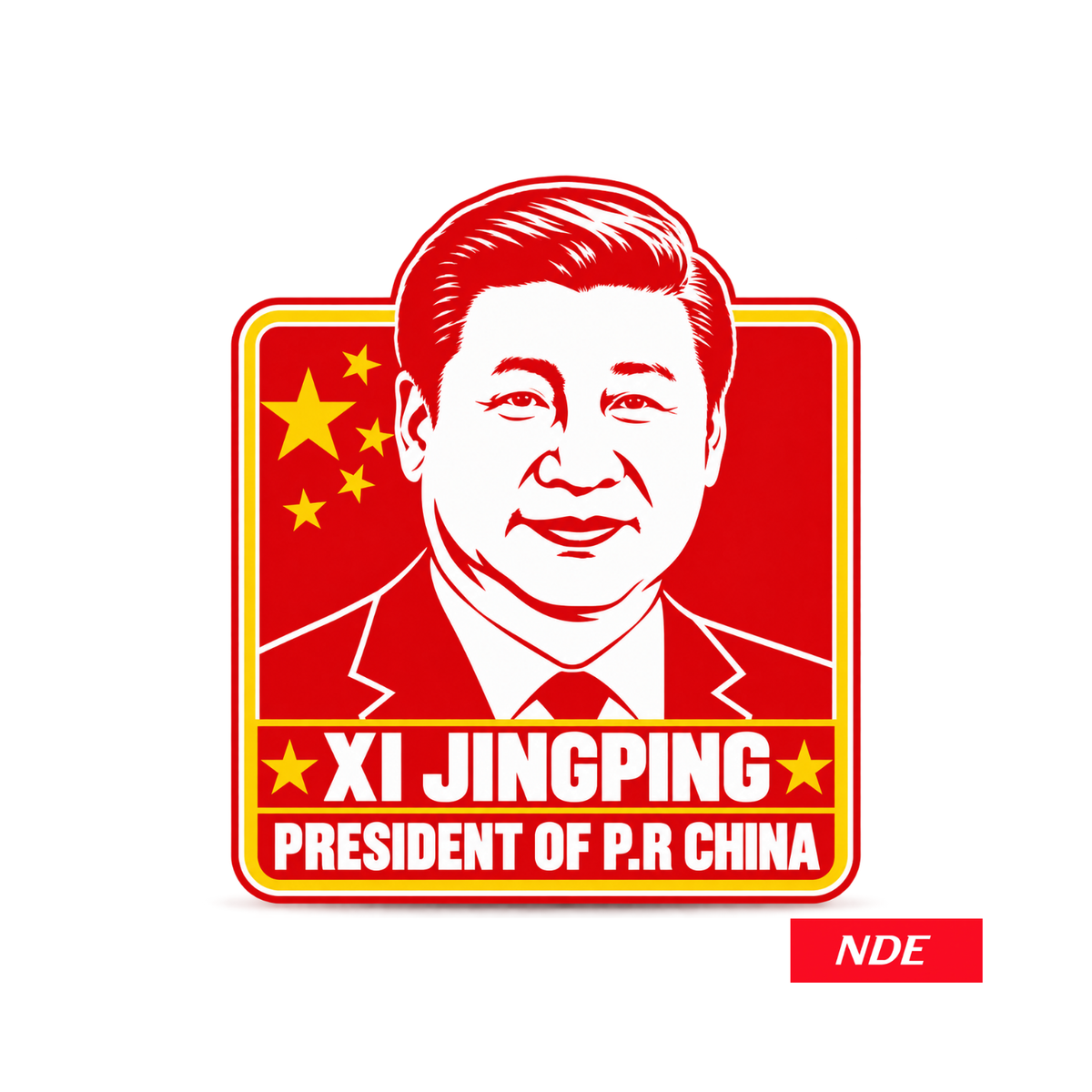 STICKER DECAL XI JINGPING
