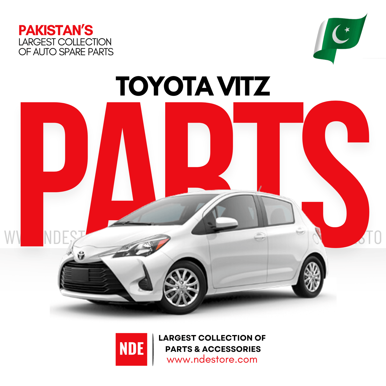 Toyota Vitz 1300cc (2018-2025) - ndestore.com