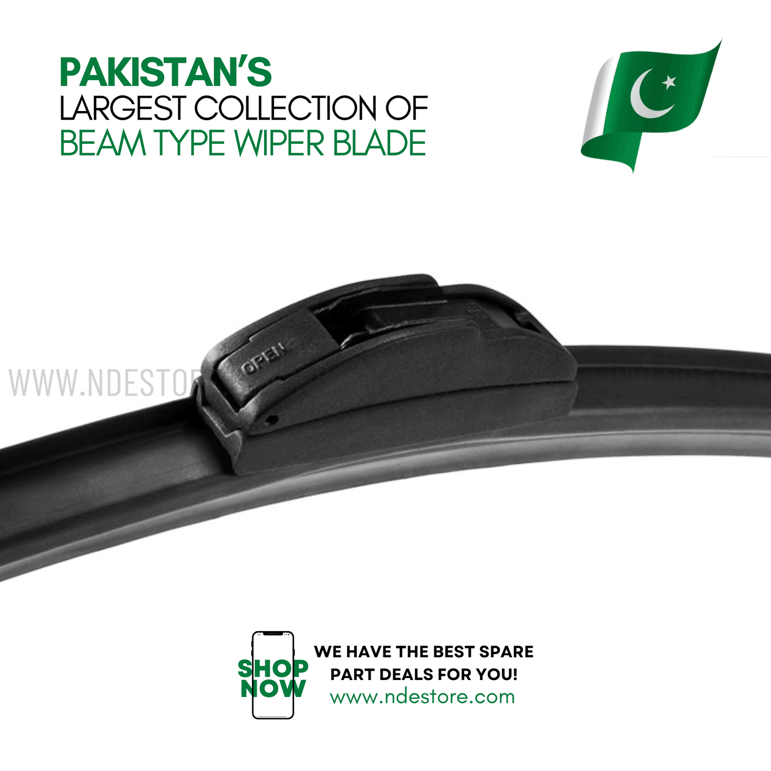 Wiper Blade (Beam Type) - ndestore.com