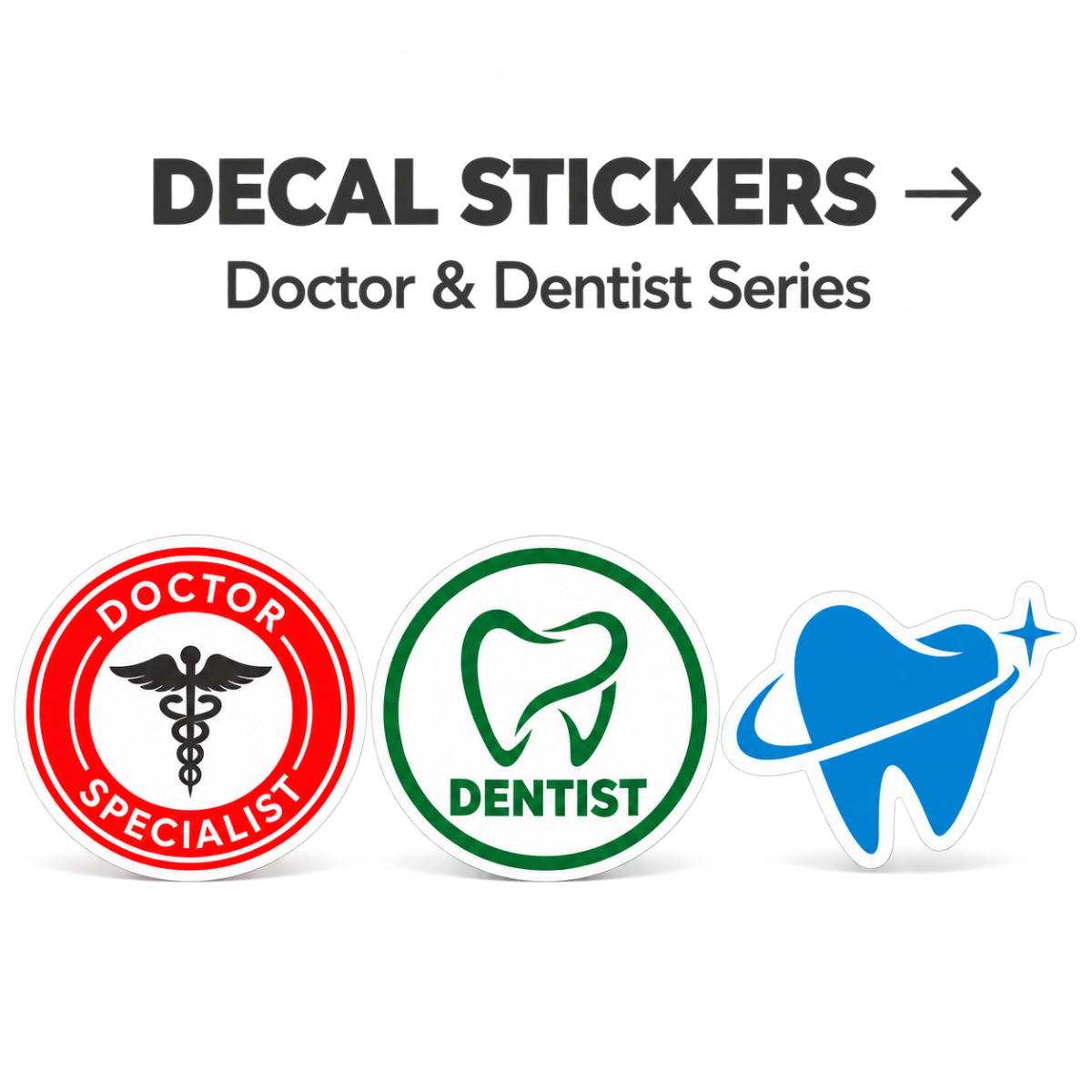 Doctor Series Decal Stickers | ndestore.com