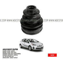 CV JOINT BOOT OUTER FOR TOYOTA AQUA (ALL MODELS) - ndestore.com