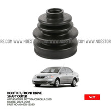 AXLE BOOT KIT OUTER FOR TOYOTA COROLLA 2.0D (2002-2005) - ndestore.com