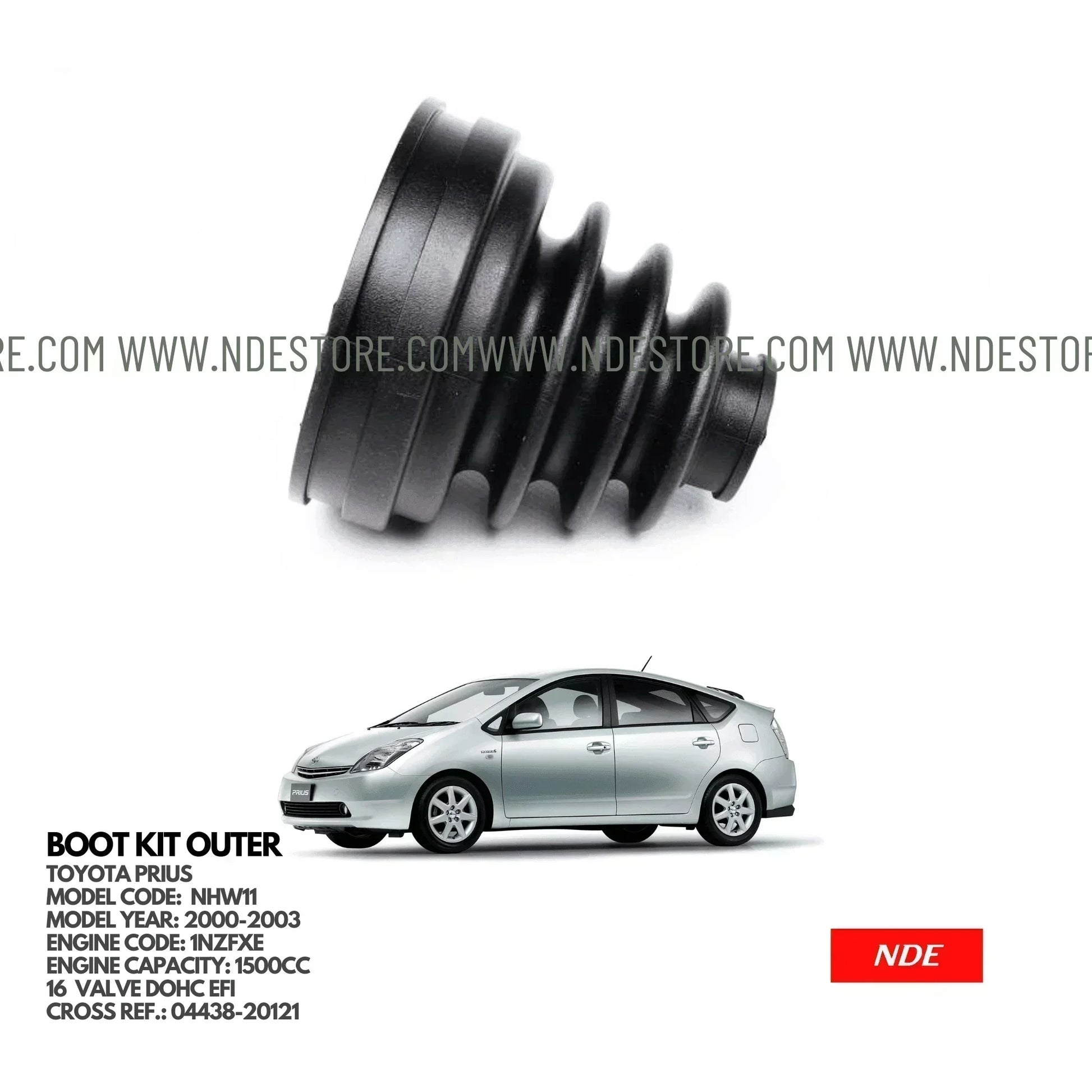 CV JOINT BOOT OUTER FOR TOYOTA PRIUS 1500CC (2000-2003) - ndestore.com