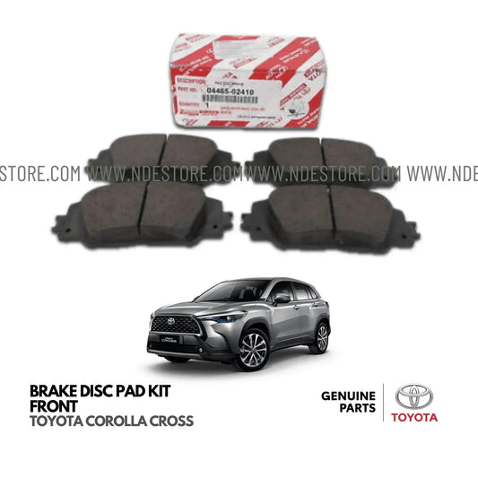 BRAKE DISC PAD SET FRONT GENUINE FOR TOYOTA COROLLA CROSS - ndestore.com