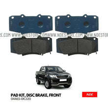 BRAKE DISC PAD SET FRONT GENUINE FOR TOYOTA HILUX - ndestore.com