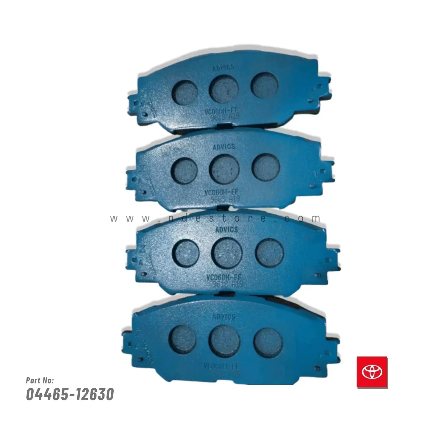 BRAKE DISC PAD SET FRONT GENUINE FOR TOYOTA ALTIS (M/T) - ndestore.com