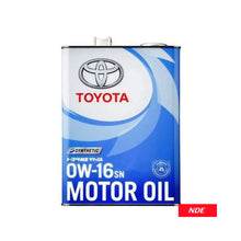 ENGINE OIL 0W16 TOYOTA GENUINE 4 LITER