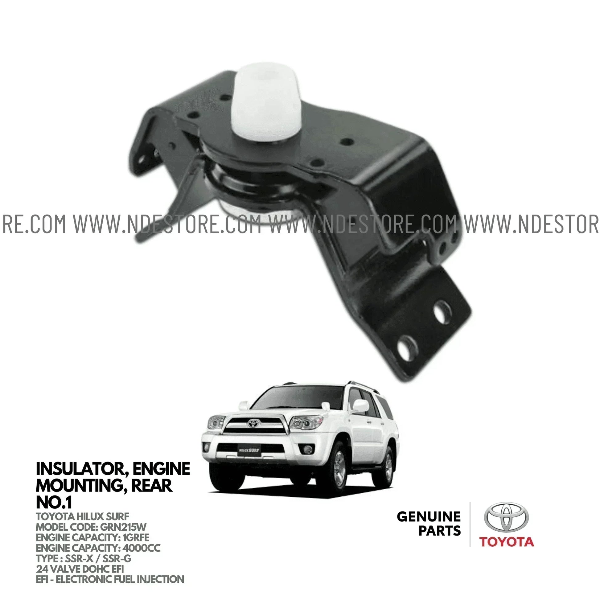MOUNTING INSULATOR ENGINE REAR FOR TOYOTA HILUX SURF SSR (2005-2009) - ndestore.com