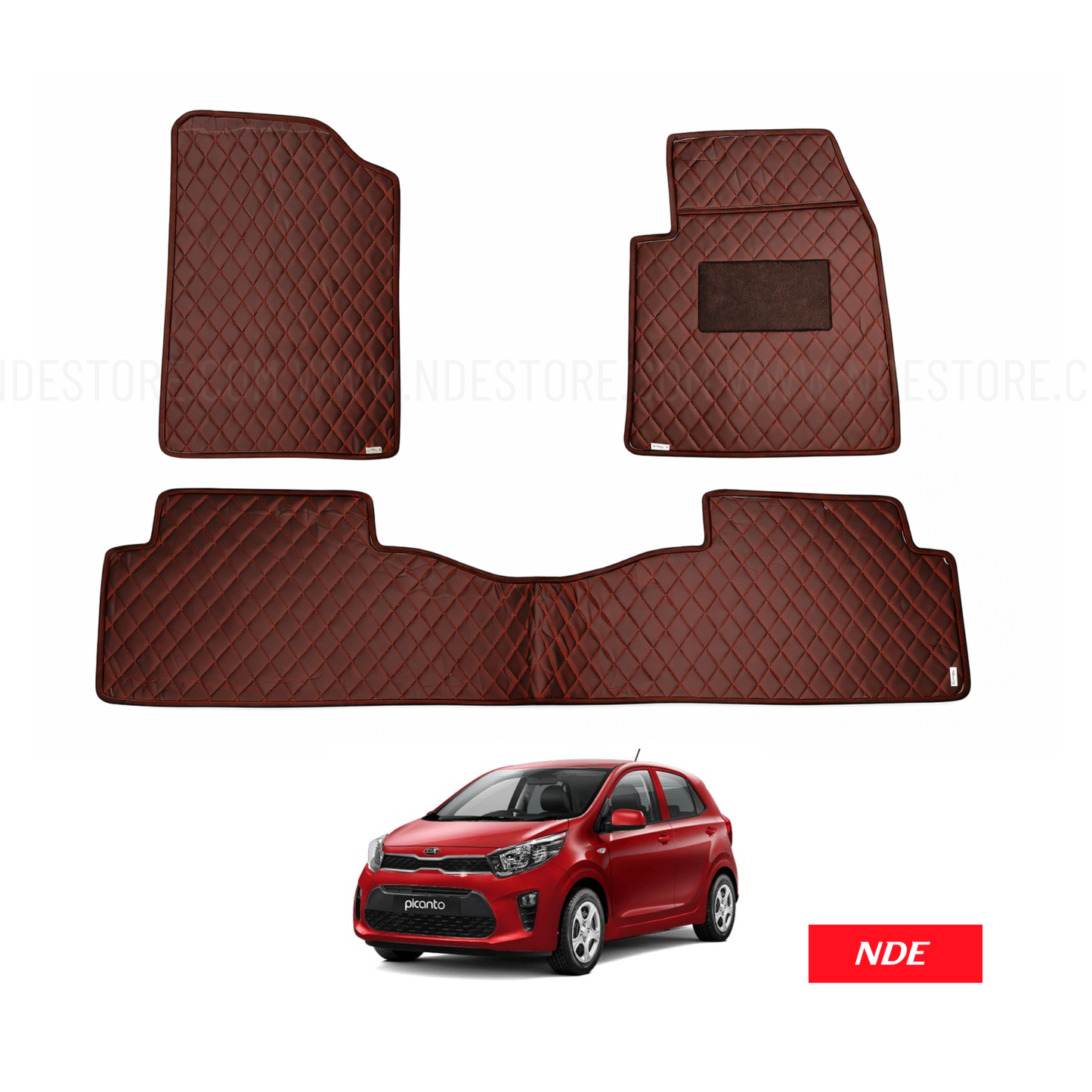 FLOOR MAT FLAT 7D STYLE FOR KIA PICANTO