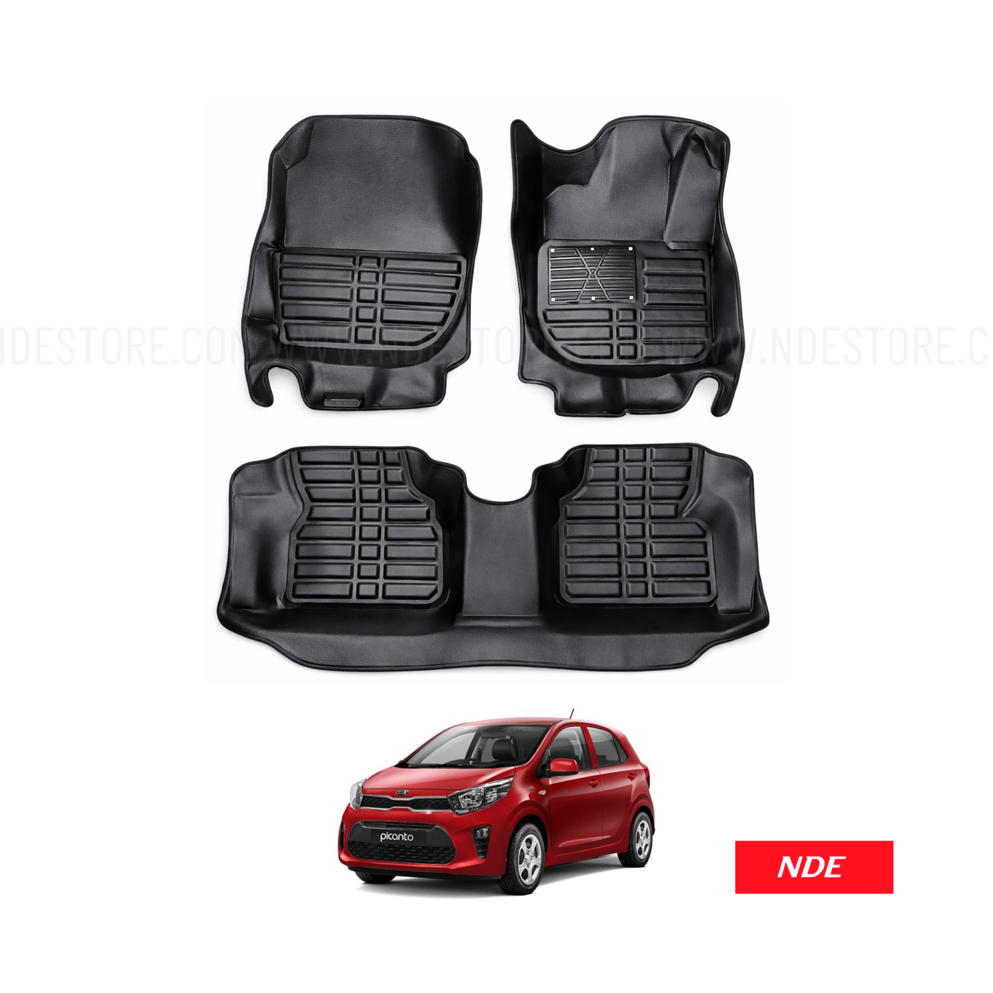 FLOOR MAT 5D STYLE FOR KIA PICANTO