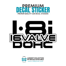 STICKER DECAL 1.8i 16 VALVE DOHC