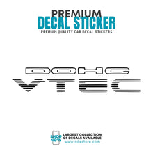STICKER DECAL DOHC VTEC