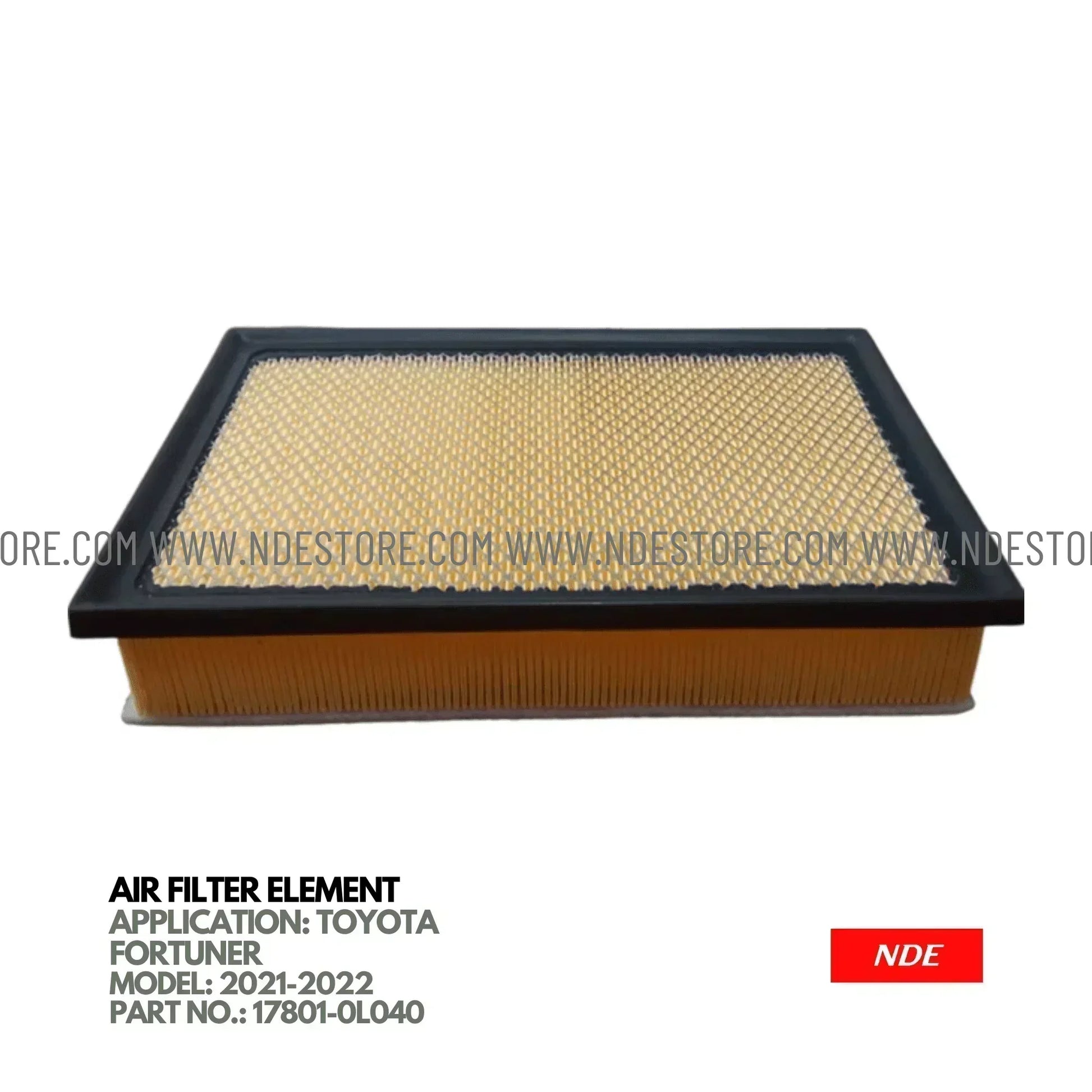 AIR FILTER ELEMENT IMPORTED FOR TOYOTA FORTUNER (2016-2025) - ndestore.com
