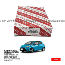AIR FILTER ELEMENT GENUINE FOR TOYOTA VITZ 1300CC (2014-2016) - ndestore.com
