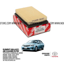 AIR FILTER ELEMENT GENUINE FOR TOYOTA COROLLA AXIO HYBRID (2013-2014) - ndestore.com