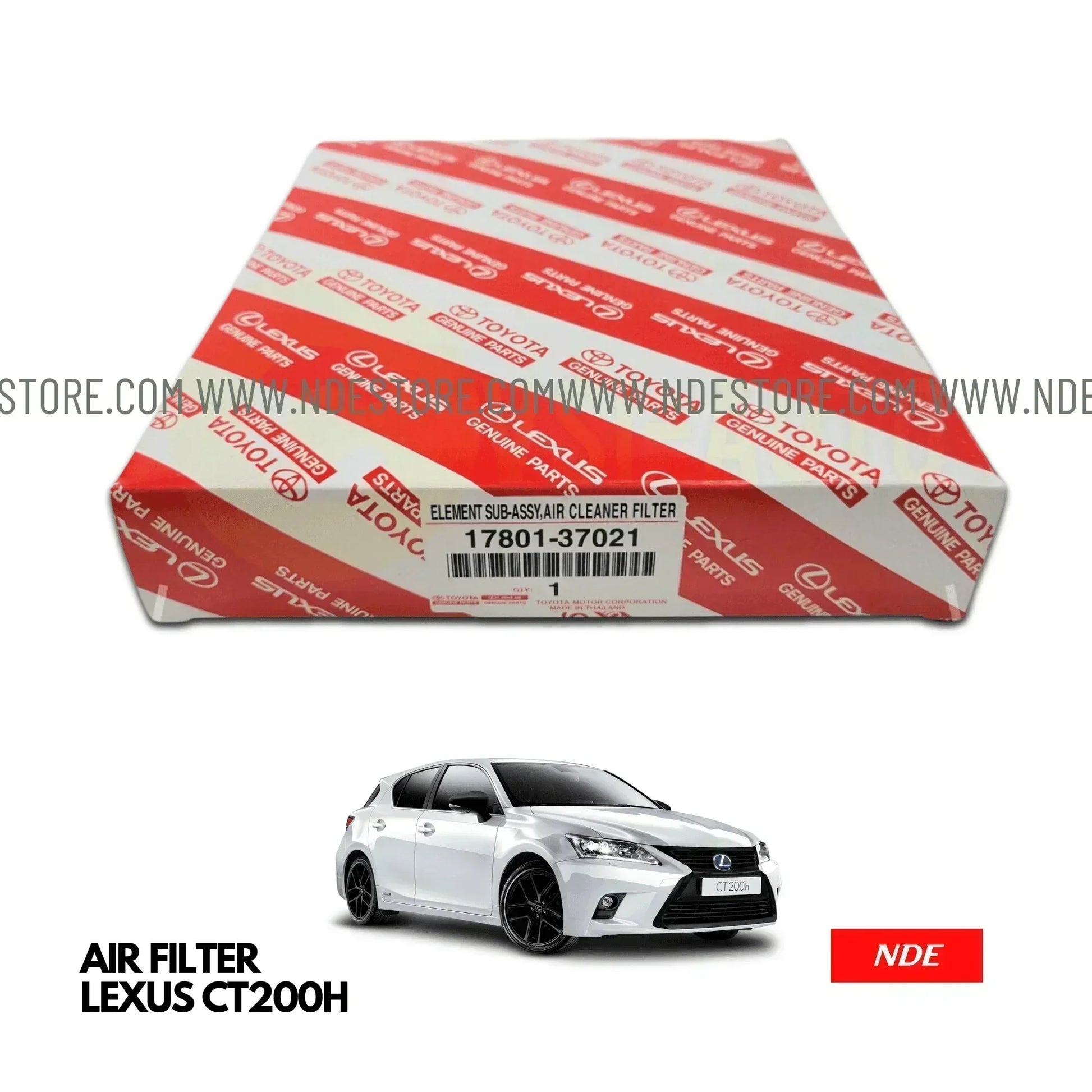 AIR FILTER ELEMENT GENUINE LEXUS CT200H - ndestore.com