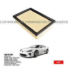 AIR FILTER ELEMENT GENUINE FOR LEXUS LFA - ndestore.com