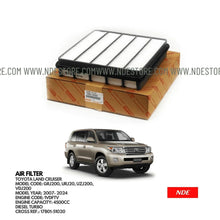 AIR FILTER ELEMENT GENUINE FOR TOYOTA LAND CRUISER 4500CC (2007-2025) - ndestore.com