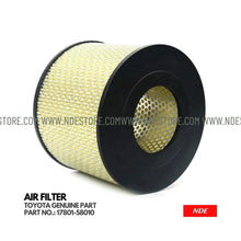 AIR FILTER ELEMENT TOYOTA GENUINE PART (17801-58010) - ndestore.com