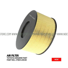 AIR FILTER ELEMENT TOYOTA GENUINE PART (17801-61030) - ndestore.com
