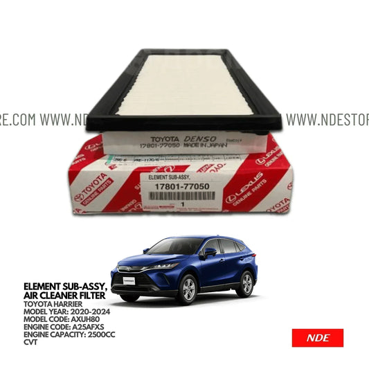 AIR FILTER ELEMENT GENUINE FOR TOYOTA HARRIER (2020-2025) - ndestore.com
