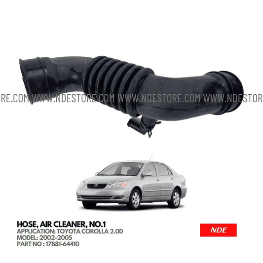 CLEANER AIR PIPE FOR TOYOTA COROLLA 2.0D (2002-2005) - ndestore.com