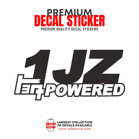STICKER DECAL 1JZ TEN POWERED
