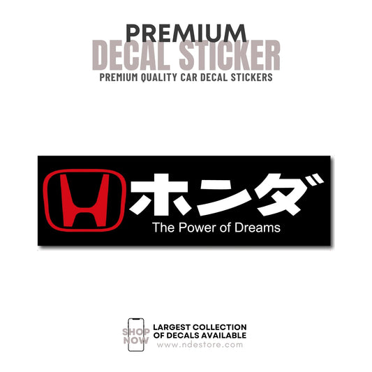STICKER DECAL HONDA JDM