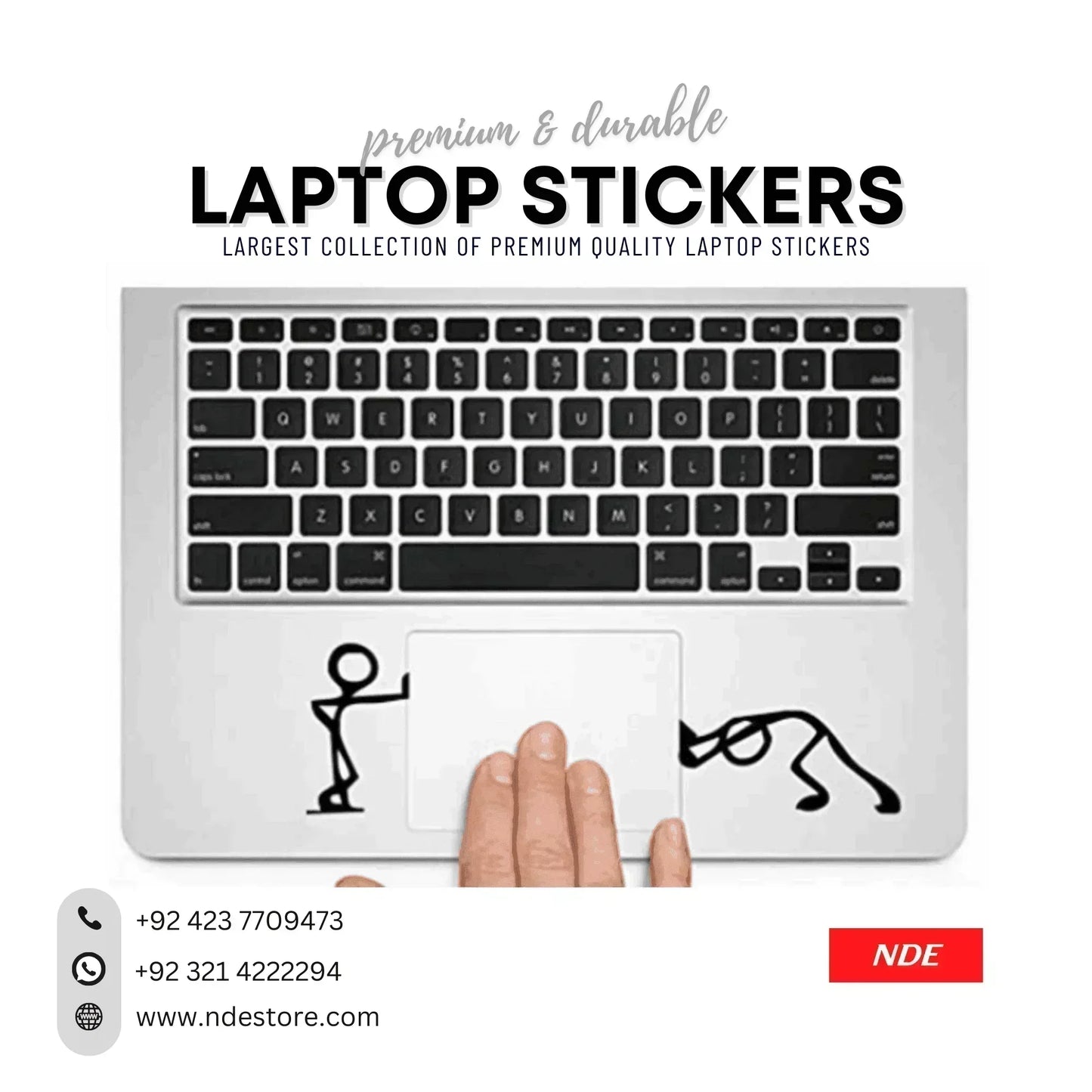 LAPTOP STICKER PUSH AND STAND MATCHMAN - ndestore.com