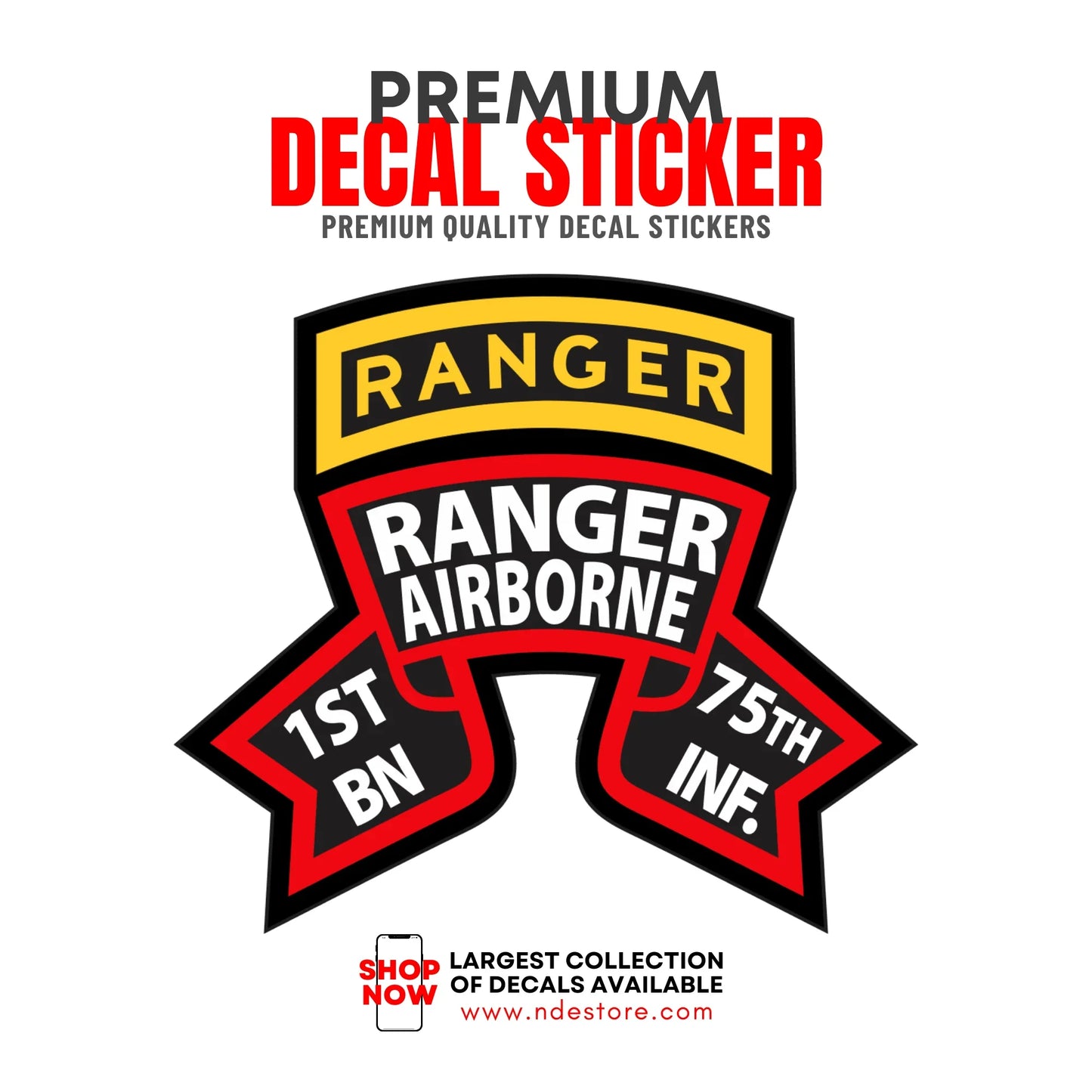 STICKER DECAL RANGERS