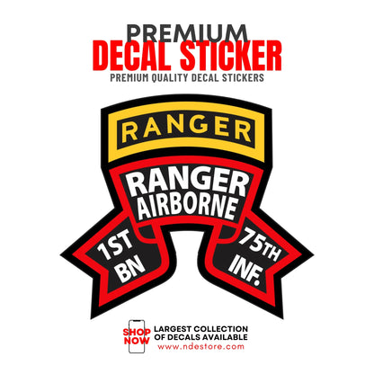 STICKER DECAL RANGERS