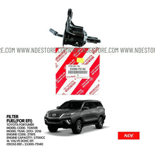 FILTER, FUEL(FOR EFI) GENUINE FOR TOYOTA FORTUNER - ndestore.com