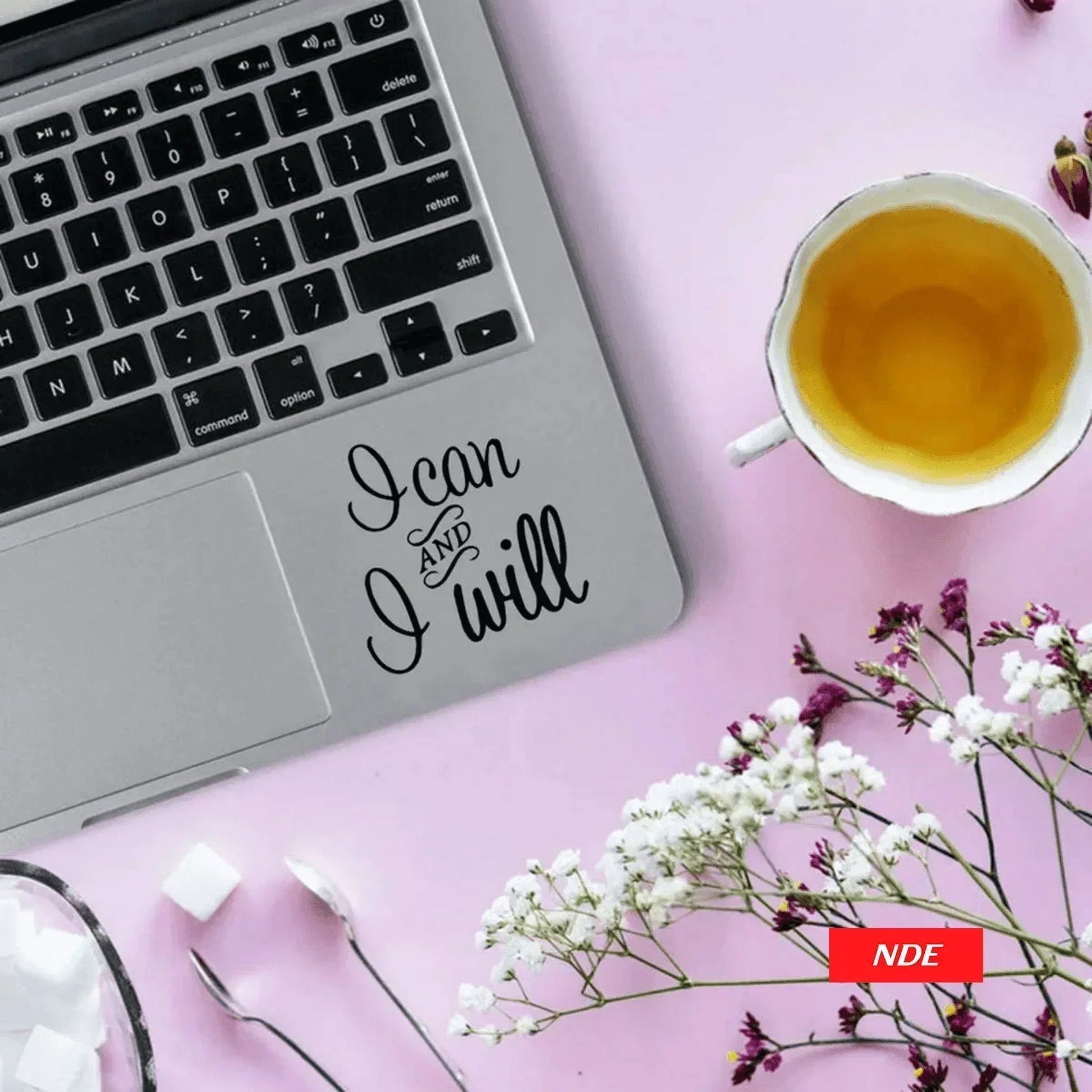 LAPTOP STICKER I CAN AND I WILL - ndestore.com