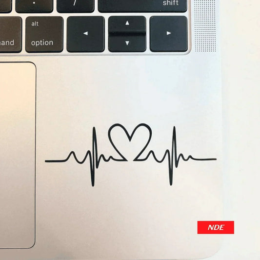 LAPTOP STICKER HEARTBEAT - ndestore.com