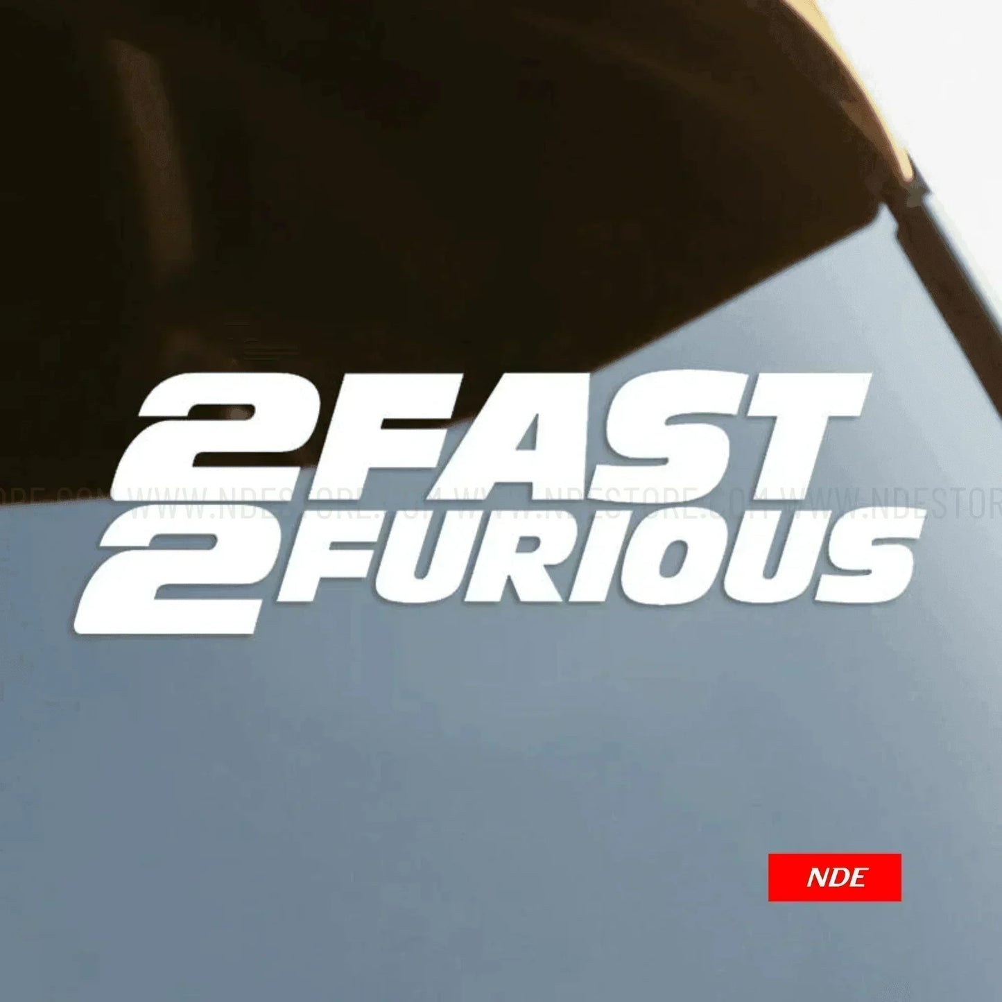 Two Fast Sticker Label STICKER 2 FAST 2 FURIOUS