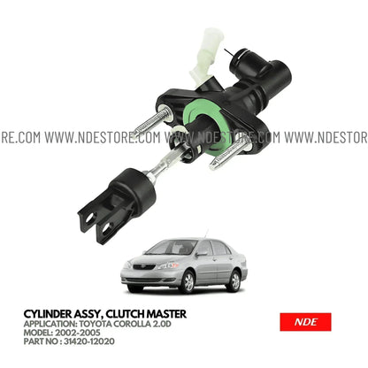 CLUTCH CYLINDER ASSY FOR TOYOTA COROLLA 2.0D (2002-2008) - ndestore.com