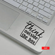 LAPTOP STICKER THINK OUTSIDE THE BOX - ndestore.com