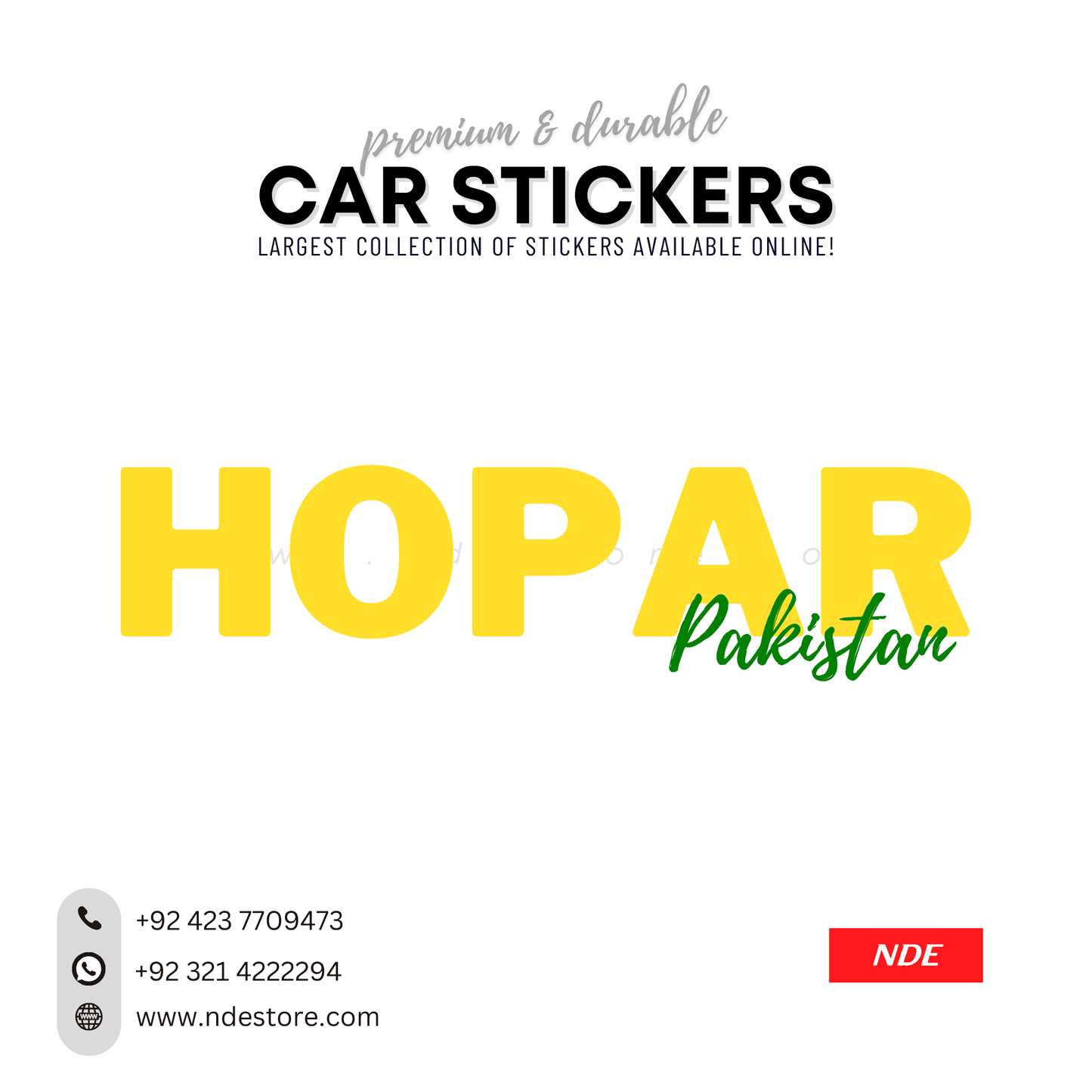 STICKER PAKSITAN CITY COLLECTION (SKU:14160) - ndestore.com