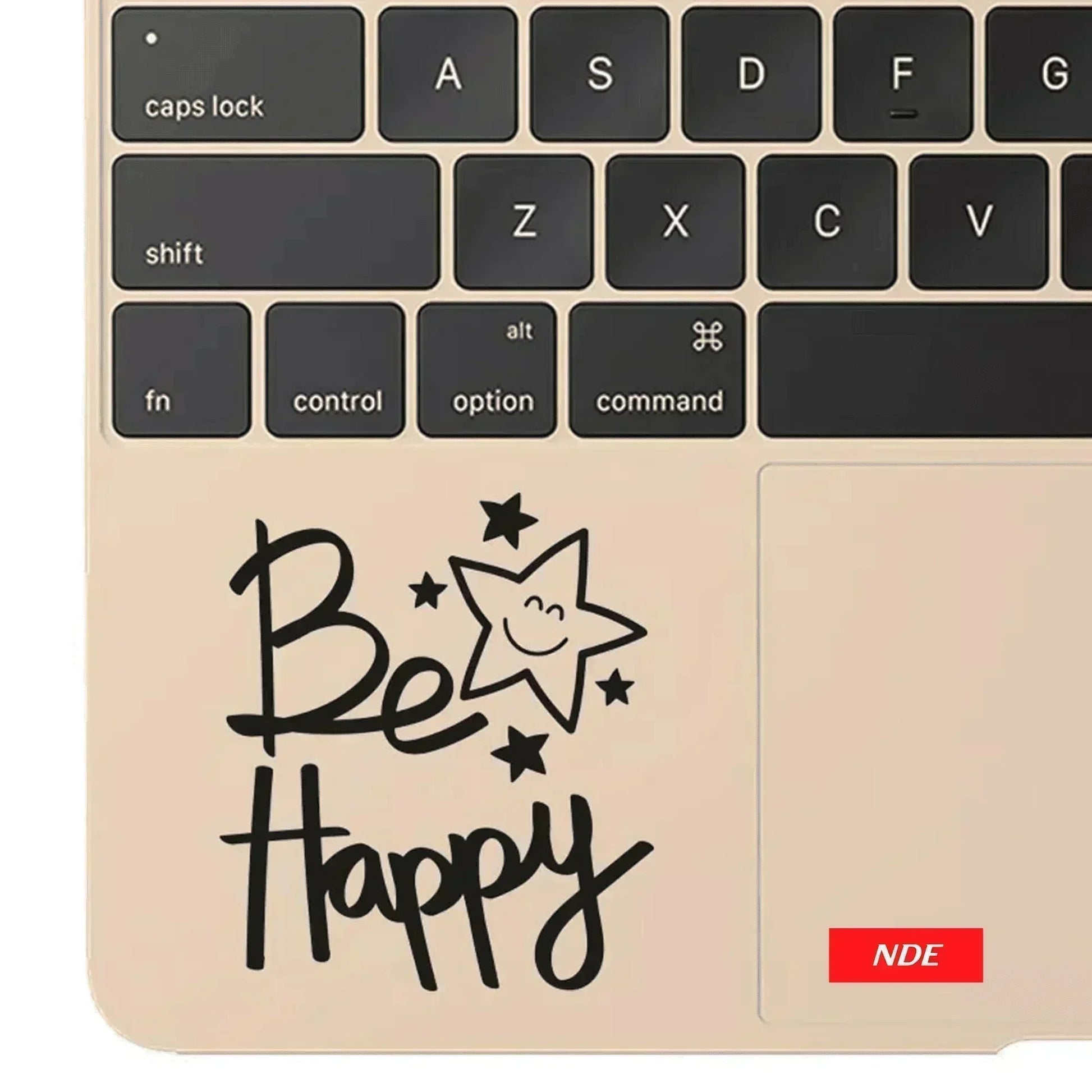 LAPTOP STICKER BE HAPPY - ndestore.com