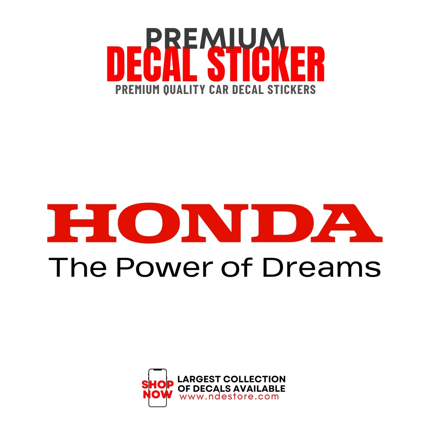 STICKER DECAL HONDA