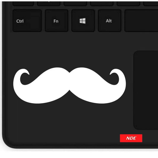LAPTOP STICKER MUSTACHE - ndestore.com